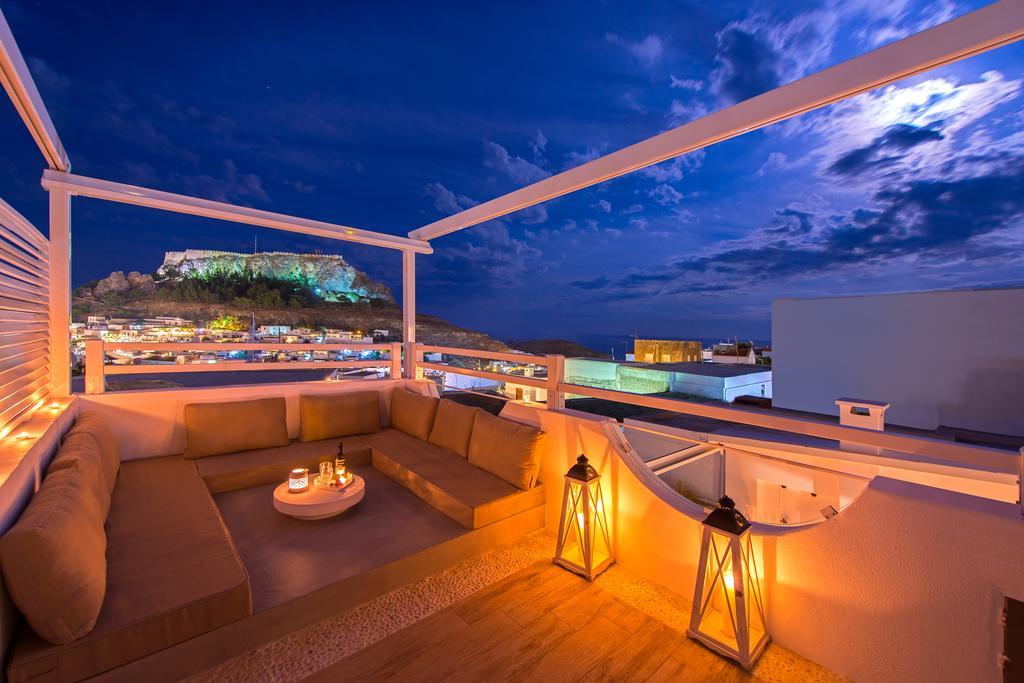 Lindos Allure Villa With Jacuzzi And Acropolis View!!! الغرفة الصورة