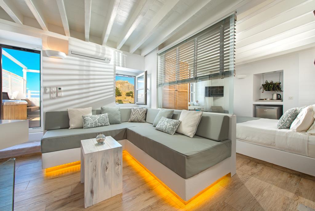 Lindos Allure Villa With Jacuzzi And Acropolis View!!! الغرفة الصورة