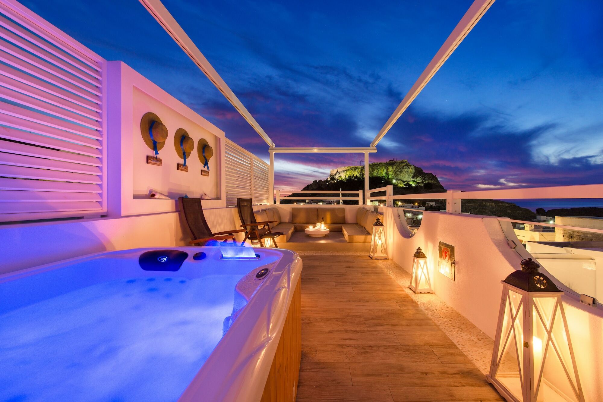 Lindos Allure Villa With Jacuzzi And Acropolis View!!! المظهر الخارجي الصورة